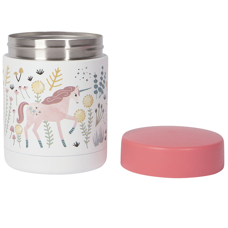 Food Thermos Roam Sm Unicorn with lid off