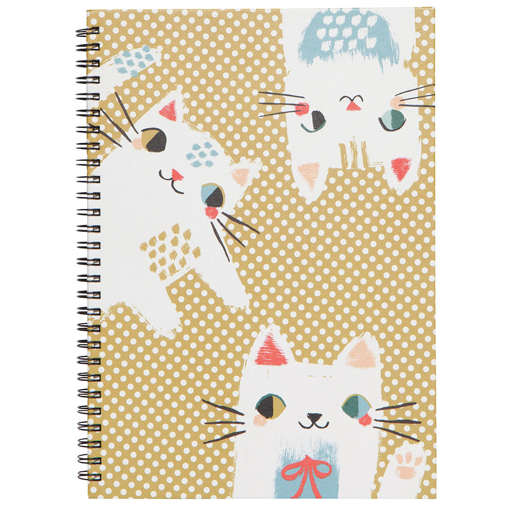 Notebook Ring Bound Meow Meow front