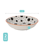 Pinch Bowl Set/6 Bits Dots Multi dimensions