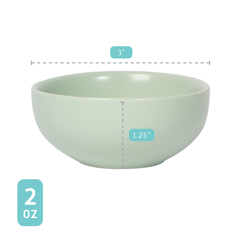 Pinch Bowl Set/6 Leaf dimensions