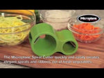 Vegetable Hand Held Spiralizer - Green Video