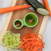 Vegetable Hand Held Spiralizer - Green with vegetables